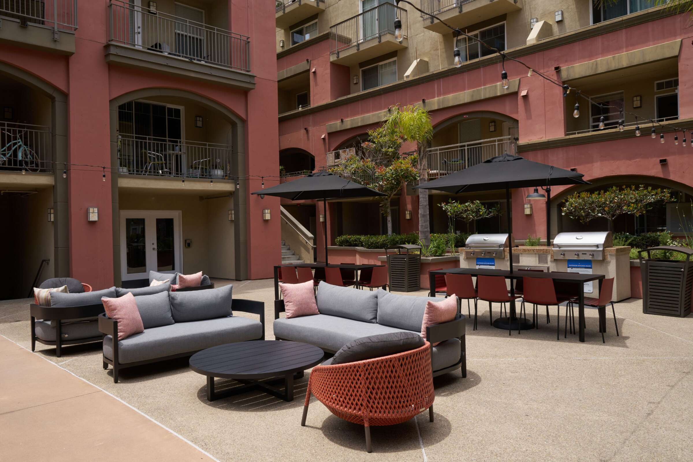 Gema apartments  courtyard